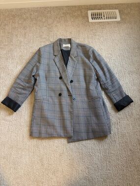 Plaid Blazer